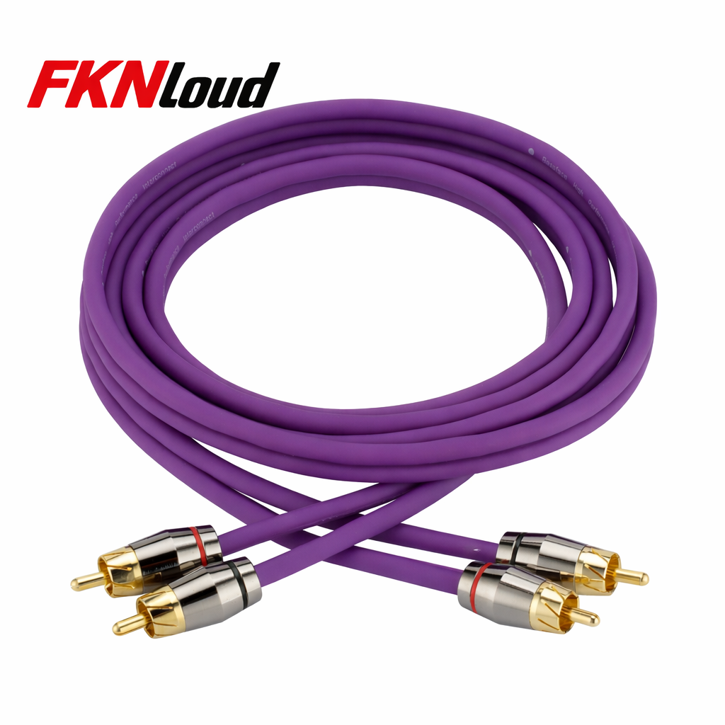 Bassface - EVO-1M EVO Twisted Pair Shielded RCA Interconnect Cable - 1m