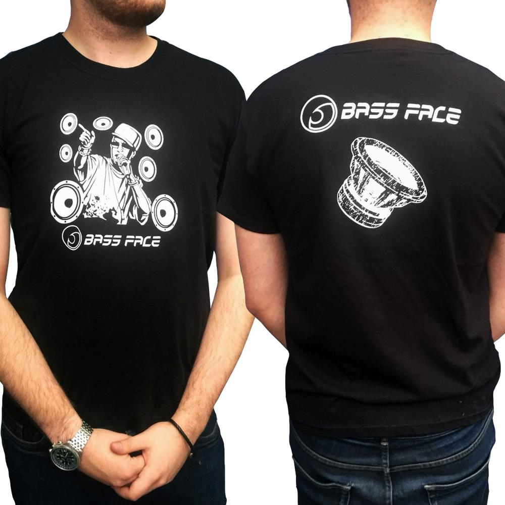 Bassface BFTDJ.1M DJ Style Tee Shirt Medium Size