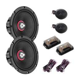 Bassface - Indy CP6 6.5 inch 16.5cm 4Ohm Component/Coaxial Midrange 2x80w RMS Pair