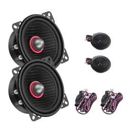 Bassface - Indy CX4 4 inch 10cm 4Ohm Component/Coaxial Midrange 2x40w RMS Pair