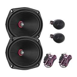 Bassface - Indy CX69 6x9 inch 16.5x23.5cm 4Ohm Component/Coaxial Midrange 2x80w RMS Pair