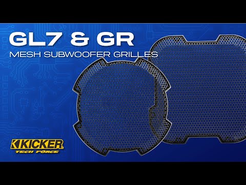 Kicker 8" L7T, L7S, L7R Square Subwoofer Mesh Grill