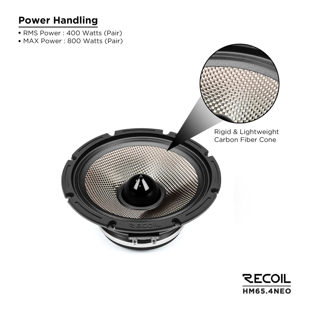 Recoil HM65.4NEO Pro Midrange Speaker