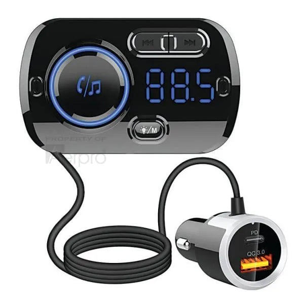 Aerpro APBT315 Bluetooth fm transmitter with qc3.0 quick charge USB