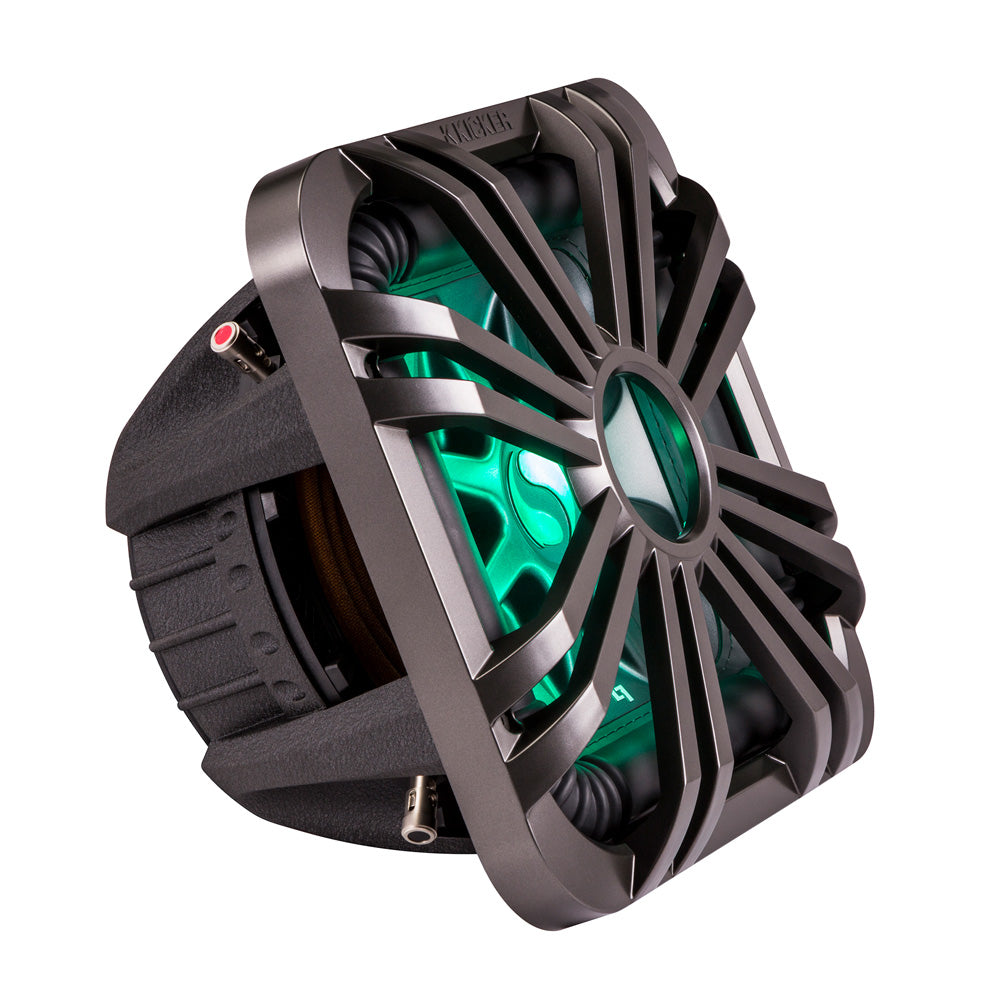 Kicker 12" Square Subwoofer Grill - Charcoal