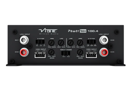 Vibe Audio -POWERBOX100.4M-V0 4 X 100W CLASS D 4 CHANNEL AMPLIFIER