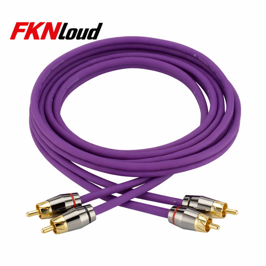 Bassface - EVO-1M EVO Twisted Pair Shielded RCA Interconnect Cable - 1m