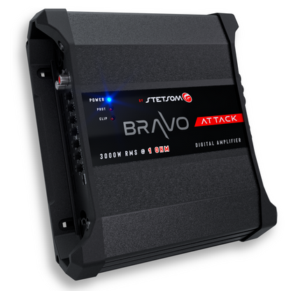 Stetsom BRAVO ATTACK 3000 Watts RMS Mono Full Range Digital Amplifier