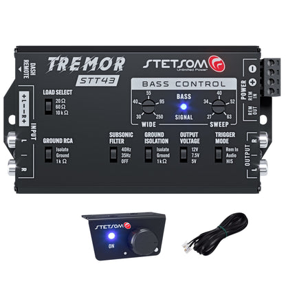Stetsom STT43 Tremor PRO - Bass Restoration Digital Processor with Bass knob