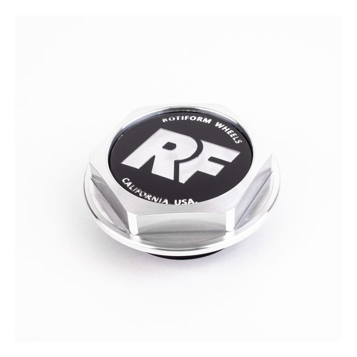 Rotiform Hex Nut Machined Silver - Includes Cap