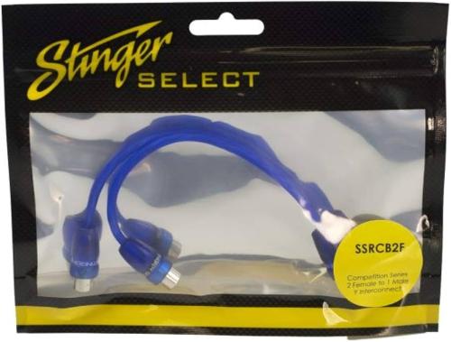 Stinger Select - SSRCB2F RCA 2 Female to 1 Male Y Adaptor