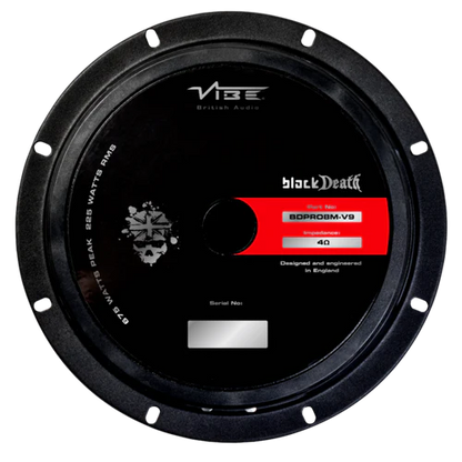 Vibe Audio BDPRO8M-V9: BlackDeath 8 Inch Pro Audio Midrange speaker