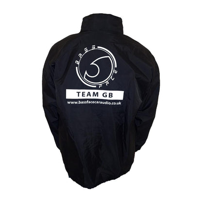 Bassface BFRCB.1L Lightweight Rain Jacket Black Large Size TEAM GB