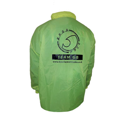 Bassface BFRCY.1XL Lightweight Rain Jacket Yellow Extra Large Size TEAM GB