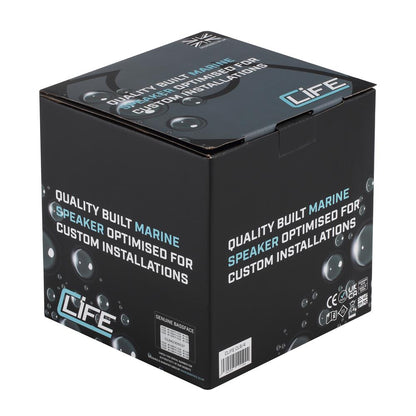 Bassface CLife CL6/4 6.5" 16.5cm 4Ohm 2x100w RMS Marine Grade Waterproof Full Range Speakers Pair
