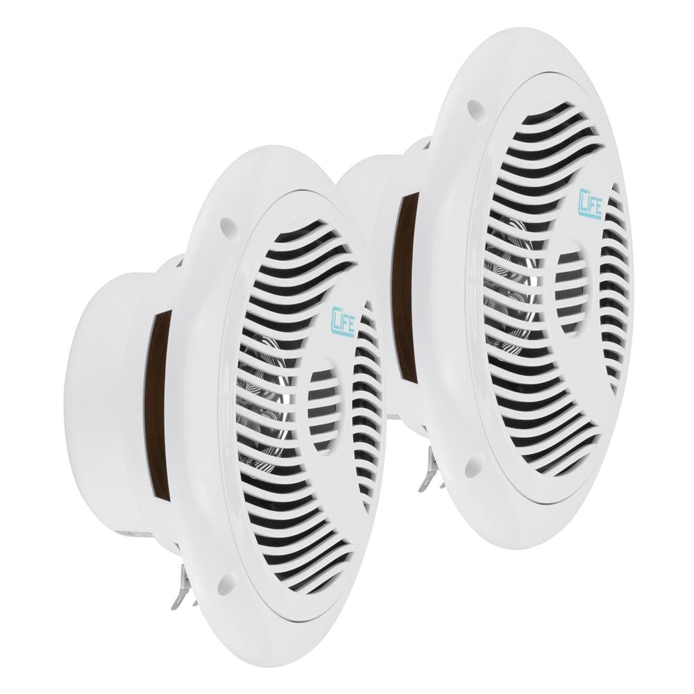 Bassface CLife CL6/4 6.5" 16.5cm 4Ohm 2x100w RMS Marine Grade Waterproof Full Range Speakers Pair