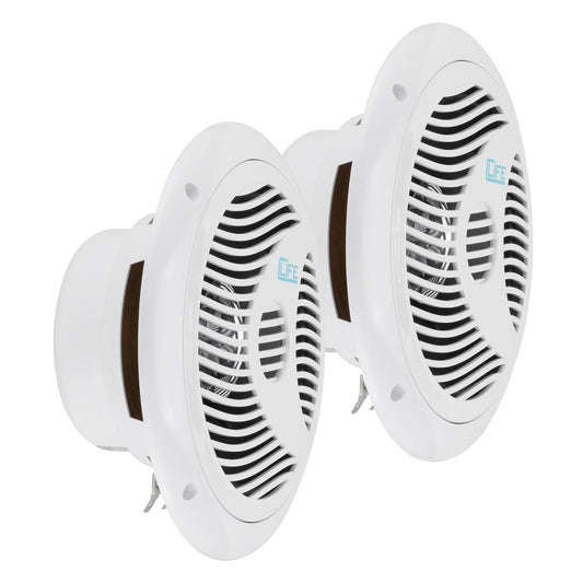 Bassface CLife CL6/4 6.5" 16.5cm 4Ohm 2x100w RMS Marine Grade Waterproof Full Range Speakers Pair