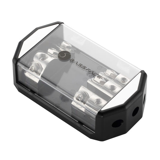 Bassface DIS1/3ANL Nickel Plated Distribution Block ANL Fused - 3x4AWG From 1x0AWG