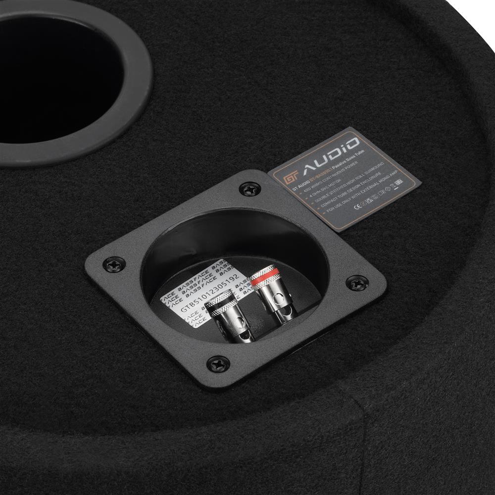 Bassface & GT Audio 10'' Basstube Sub/Amp Amplifier Power Kit Package