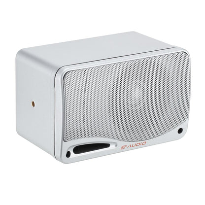 Bassface GT Audio GT-BX24S 4Ohm 2x50w RMS 3-Way Weatherproof Outdoor Box Speakers (Silver) Pair