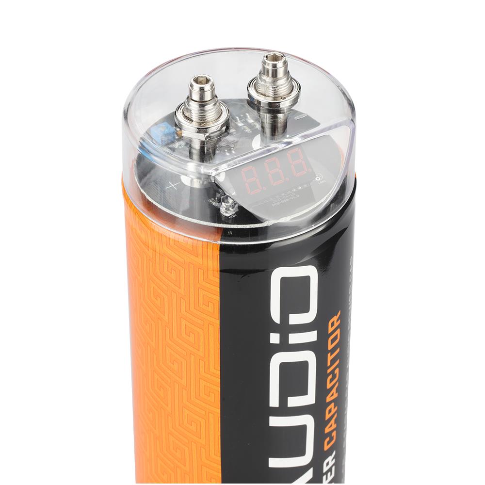 Bassface GT Audio GT-C6 16v 6 Farad Power Stiffening Capacitor With Digital Display & Auto Shutoff