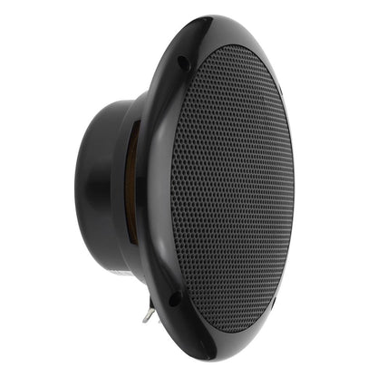 Bassface GT Audio GT-SPL6.2B 4Ohm 2x75w RMS Marine Grade Waterproof Full Range Speakers (Black) Pair