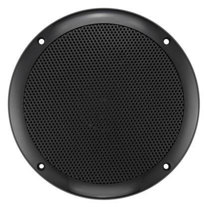 Bassface GT Audio GT-SPL6.2B 4Ohm 2x75w RMS Marine Grade Waterproof Full Range Speakers (Black) Pair