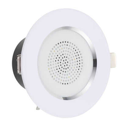 Bassface GT Gear GTG-C31LED 4" 10cm 8Ohm 2x60w RMS Waterproof Ceiling Speakers / 6500K LED Downlighters Pair