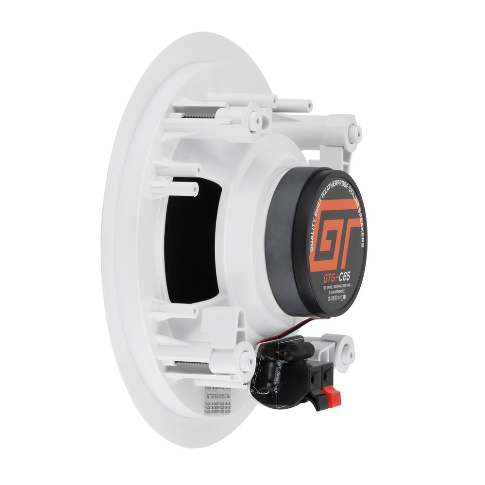 Bassface GT Gear GTG-C65 8" 20cm 8Ohm 2x150w RMS 2-Way Home Ceiling Speakers Pair