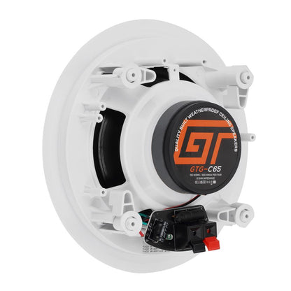Bassface GT Gear GTG-C65 8" 20cm 8Ohm 2x150w RMS 2-Way Home Ceiling Speakers Pair