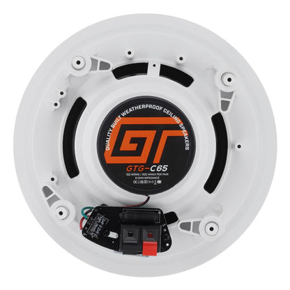 Bassface GT Gear GTG-C65 8" 20cm 8Ohm 2x150w RMS 2-Way Home Ceiling Speakers Pair