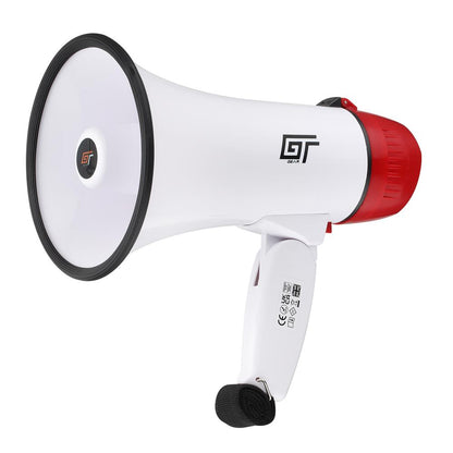 Bassface GT Gear GTG-MP10 20W Battery Powered Compact Handheld Briefing Megaphone