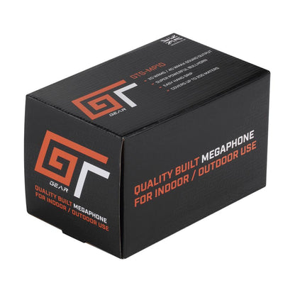 Bassface GT Gear GTG-MP10 20W Battery Powered Compact Handheld Briefing Megaphone