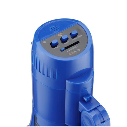 Bassface GT Gear GTG-MP15B 30W Battery Powered High Power Handheld Megaphone (Blue)