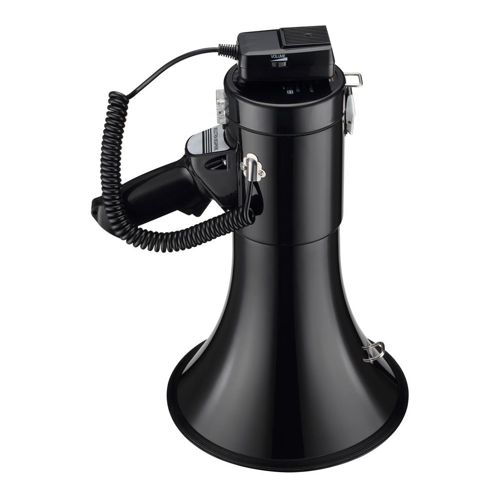 Bassface GT Gear GTG-MP25 50W Professional Type PA Handheld Megaphone With Wired Microphone & Shoulder Strap