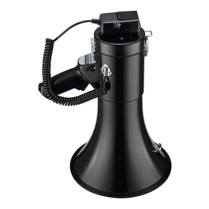 Bassface GT Gear GTG-MP25 50W Professional Type PA Handheld Megaphone With Wired Microphone & Shoulder Strap