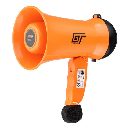 Bassface GT Gear GTG-MP5 10W Battery Powered Super Compact Handheld Briefing Megaphone