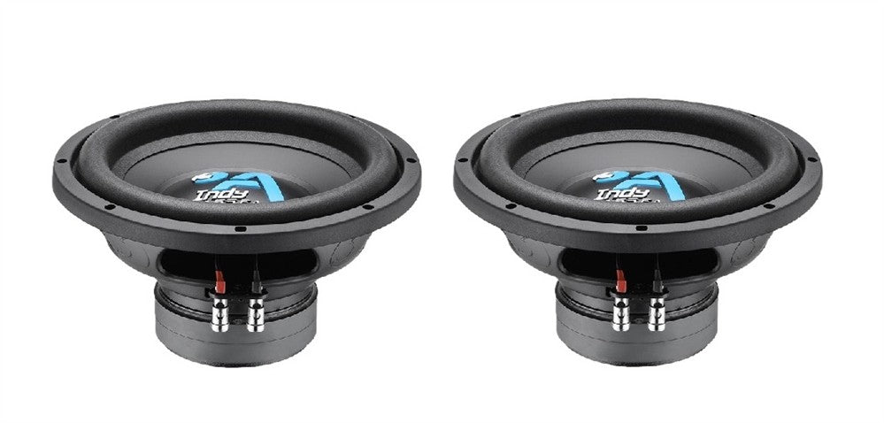 Bassface Indy A10/4 10" 25cm 4Ohm Loud & Musical Subwoofer 250w RMS (Sealed Enclosures) Pair