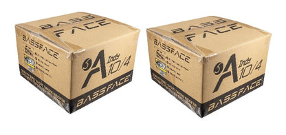 Bassface Indy A10/4 10" 25cm 4Ohm Loud & Musical Subwoofer 250w RMS (Sealed Enclosures) Pair