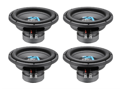 Bassface Indy A10/4 10" 25cm 4Ohm Loud & Musical Subwoofer 250w RMS (Sealed Enclosures) x4