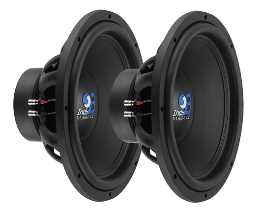 Bassface Indy B15/2 15" 2x2Ohm DVC Subs 700w RMS (Sealed/Ported Enclosures) PAIR