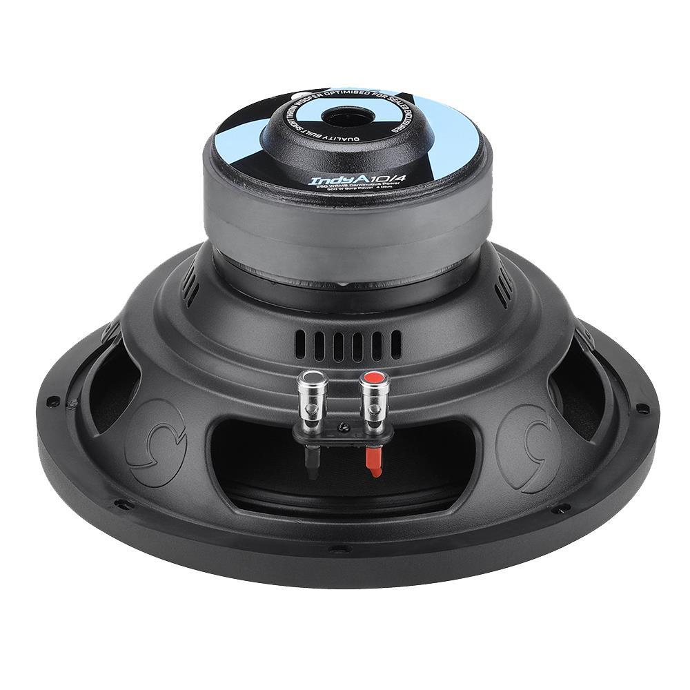 Bassface Indy A10/4 10" 25cm 4Ohm Loud & Musical Subwoofer 250w RMS (Sealed Enclosures)
