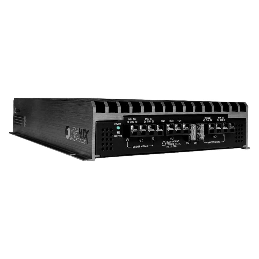 Bassface Indy DB4.1X Class AB 4/3/2 Channel Full Range Amplifier 340w RMS