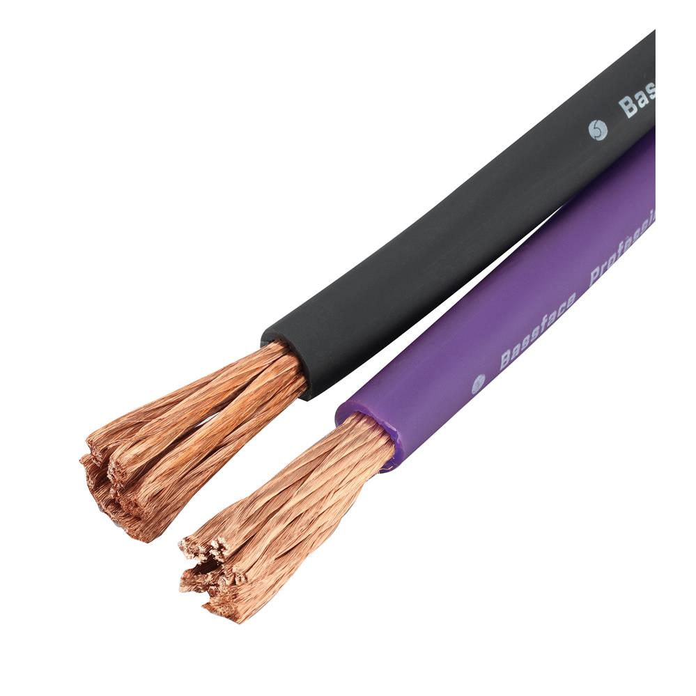 Bassface EVO-P0P 100% OFC 0AWG (53mm) Purple Power Cable 4655 Strand 15m Roll