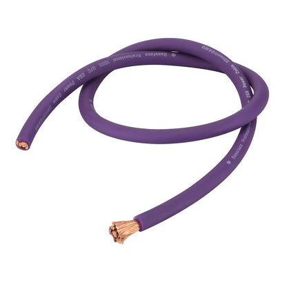 Bassface EVO-P2P 100% OFC 2AWG (33mm) Purple Power Cable 2940 Strand 30m Roll