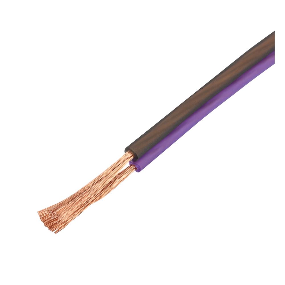 Bassface EVO-S16 100% OFC 16AWG (2x1.31mm) Purple/Black Speaker Cable 150m Roll