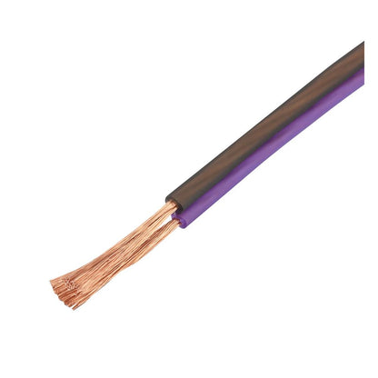 Bassface EVO-S16 100% OFC 16AWG (2x1.31mm) Purple/Black Speaker Cable 150m Roll