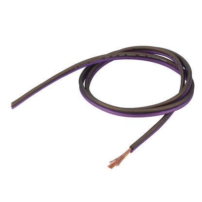 Bassface EVO-S16 100% OFC 16AWG (2x1.31mm) Purple/Black Speaker Cable 150m Roll