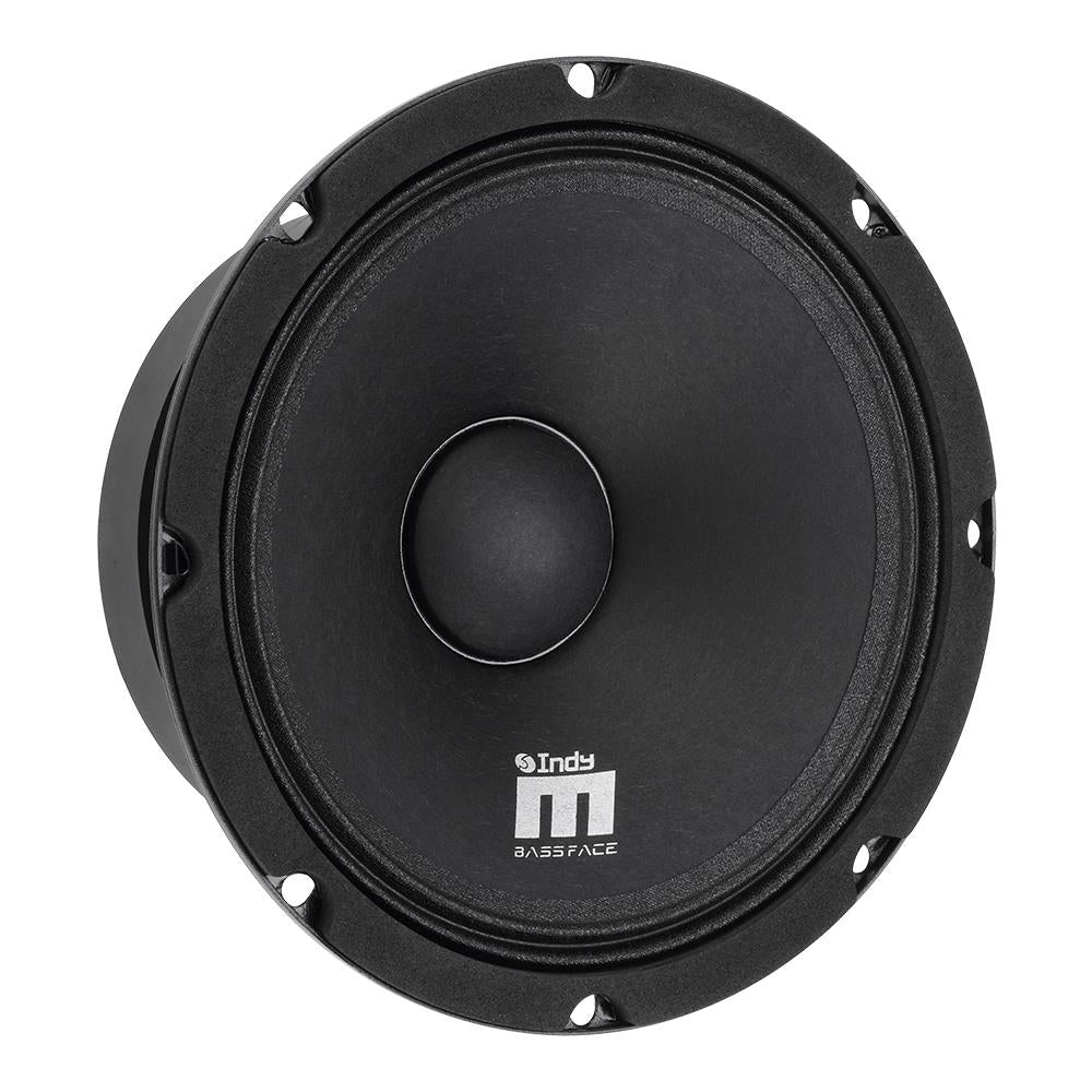 Bassface Indy M8/4 8" 20cm 4Ohm 200w RMS Pro Audio/Car Midrange Speakers Pair
