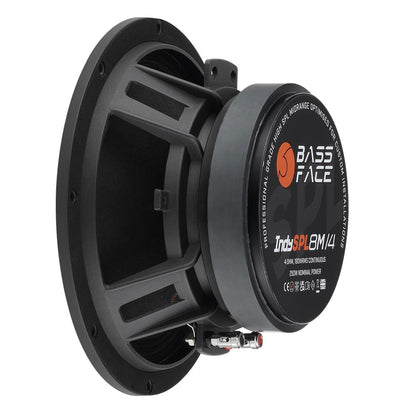 Bassface Indy SPL8M/4 8" 20cm 4Ohm 250w RMS Pro Audio/Car Midrange Speaker